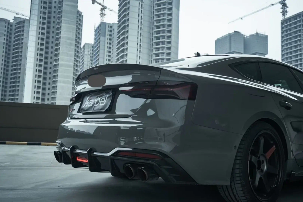 Карбоновый диффузор для AUDI S5 & A5 S LINE 2020-ON B9.5 Ауди обвес