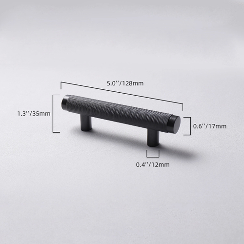 Ручка-скоба HK011 10.2 cm black