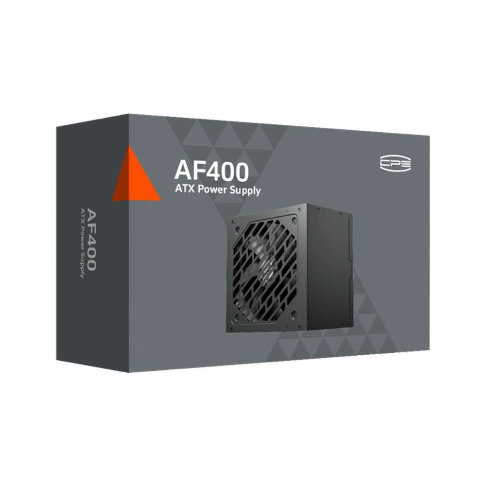 Блок питания PCCooler  400W, Non Modular, 80+, КПД ≥75%, ATX, FAN 120mm, Черный, P1-AF400-N1H