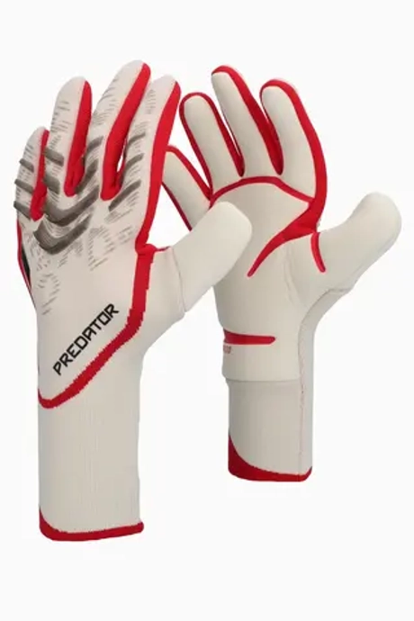 Вратарские перчатки adidas Predator Pro - белый