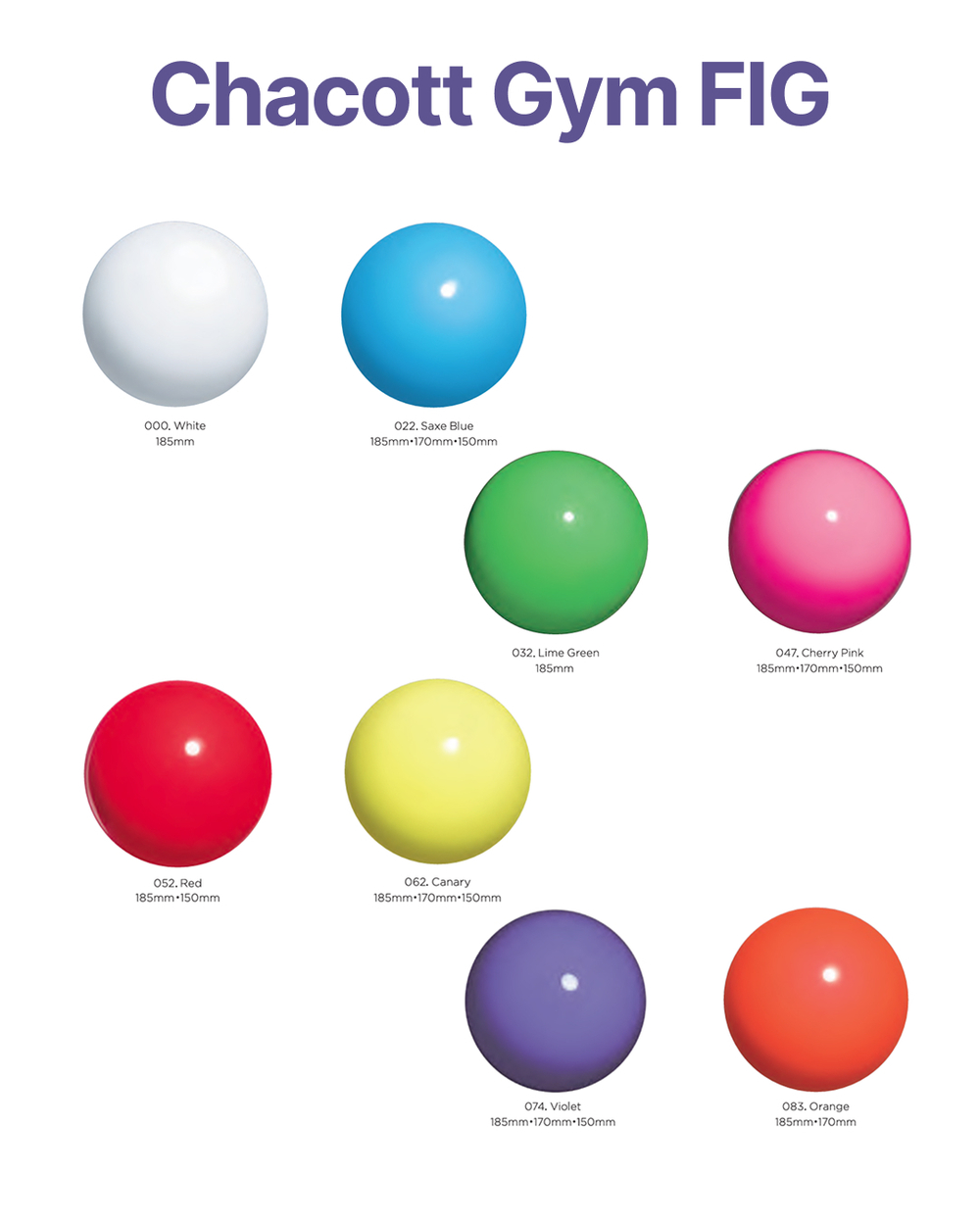 Мяч GYM BALL CHACOTT (FIG)