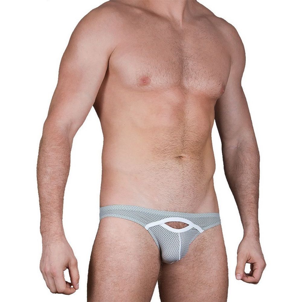 Мужские трусы слипы серые Sesmik Active light