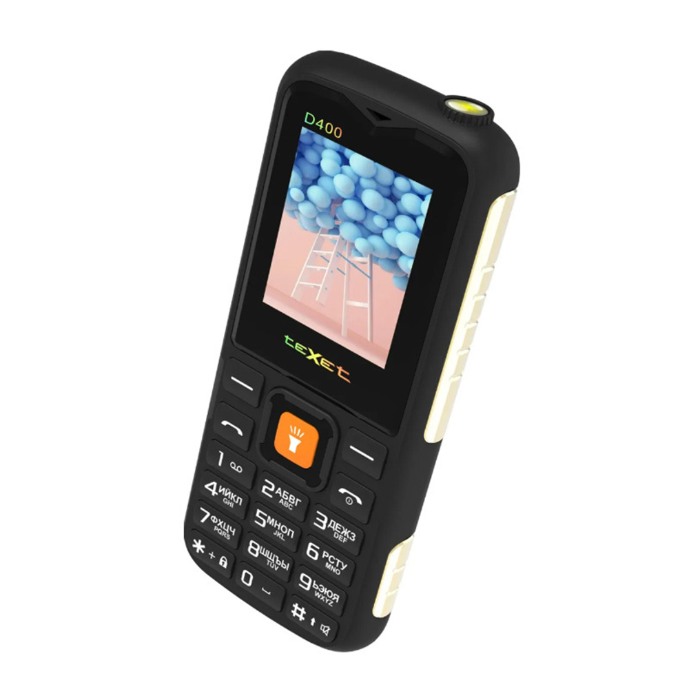 Мобильный телефон Texet TM-D400, черный