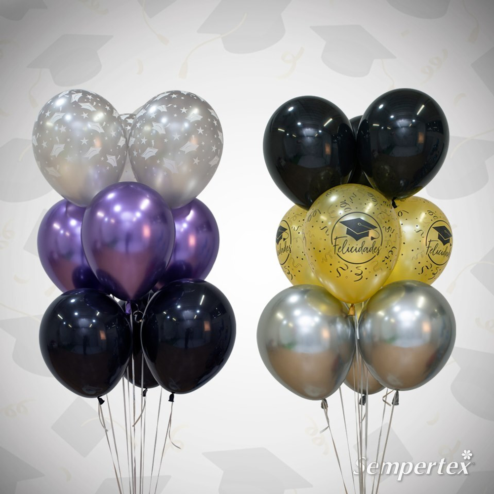 Шар 5" Черный, Пастель / Black 080 Sp