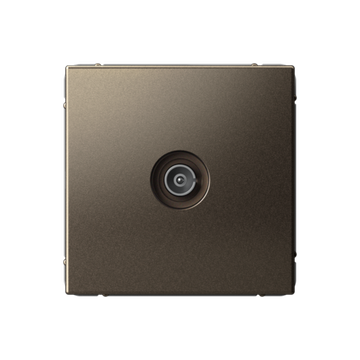 Розетка телевизионная проходная TV ArtGallery 4дБ механизм мокко SE GAL000692