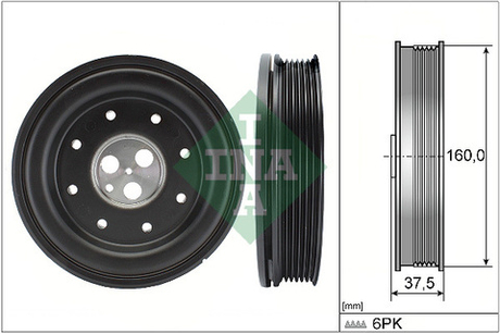 INA - 544013410-INA - Belt Pulley, crankshaft