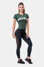 Легинсы женские High Waist & Mesh Leggings 573 Черные