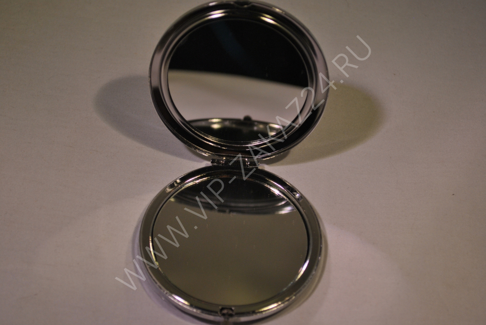 Зеркало с росписью Палех"Снегири" (худ. Митюнина)