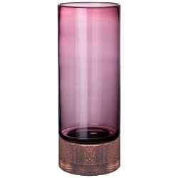 ВАЗА "WOODY" PURPLE 12*12*29.5 CM