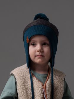 Шапка весенняя/осенняя вязаная (Атлантида) КОДИ