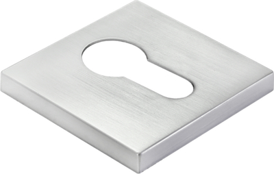 Накладка на ключевой цилиндр, на квадратной розетке MH-KH-S6 хром матовый