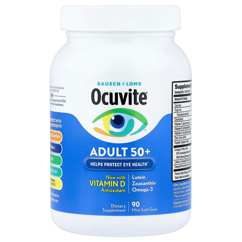 Ocuvite, Для взрослых от 50 лет, 90 мини-капсул