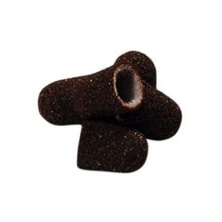 Колпачок песочный коричневый, 7,0 мм, 80грит, 5 шт.