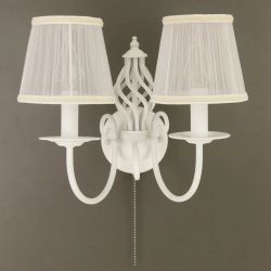 Citilux Ровена CL427320 Бра с абажурами с выключателем Белое