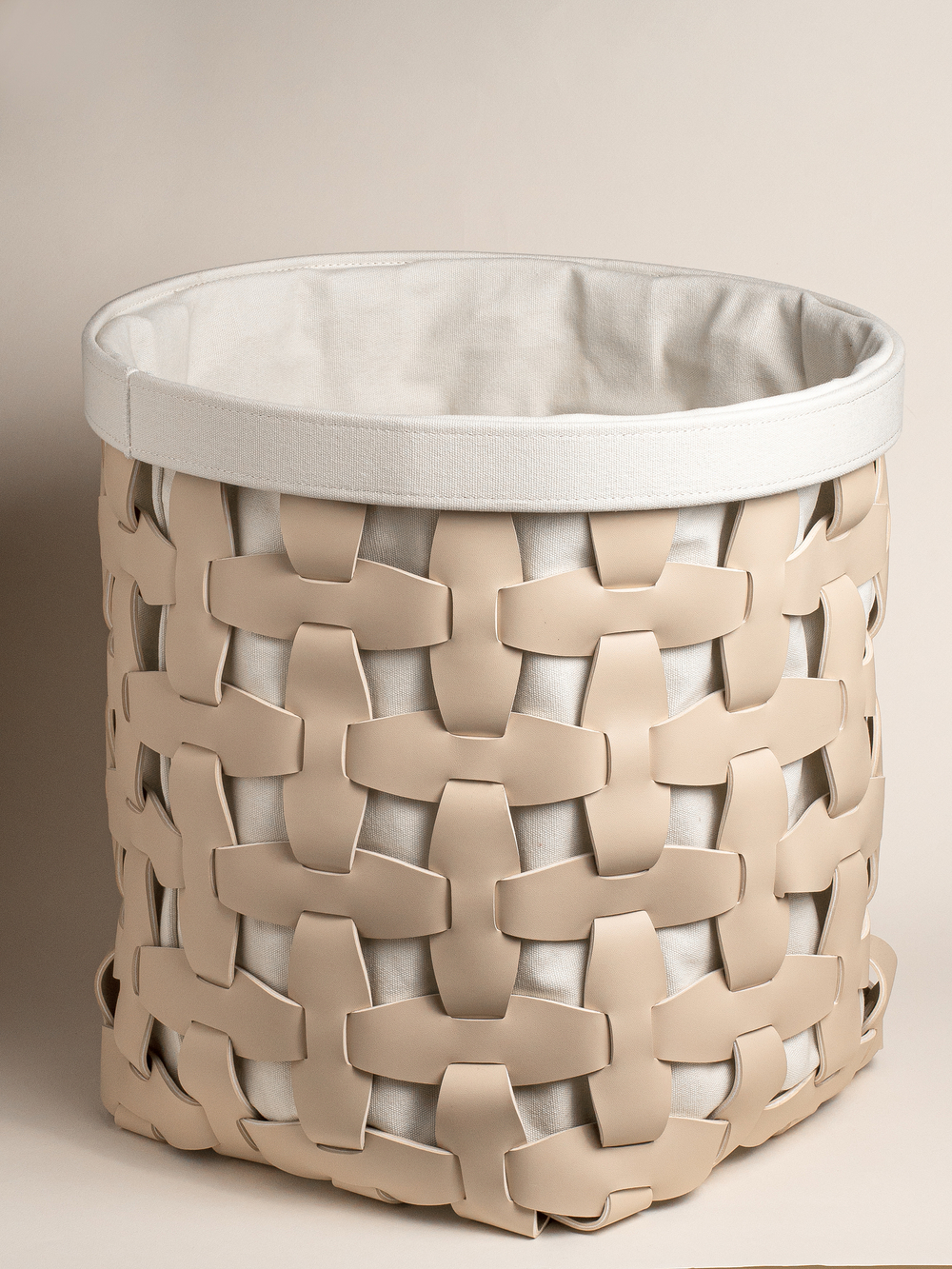 Корзина с чехлом Бежевая большая