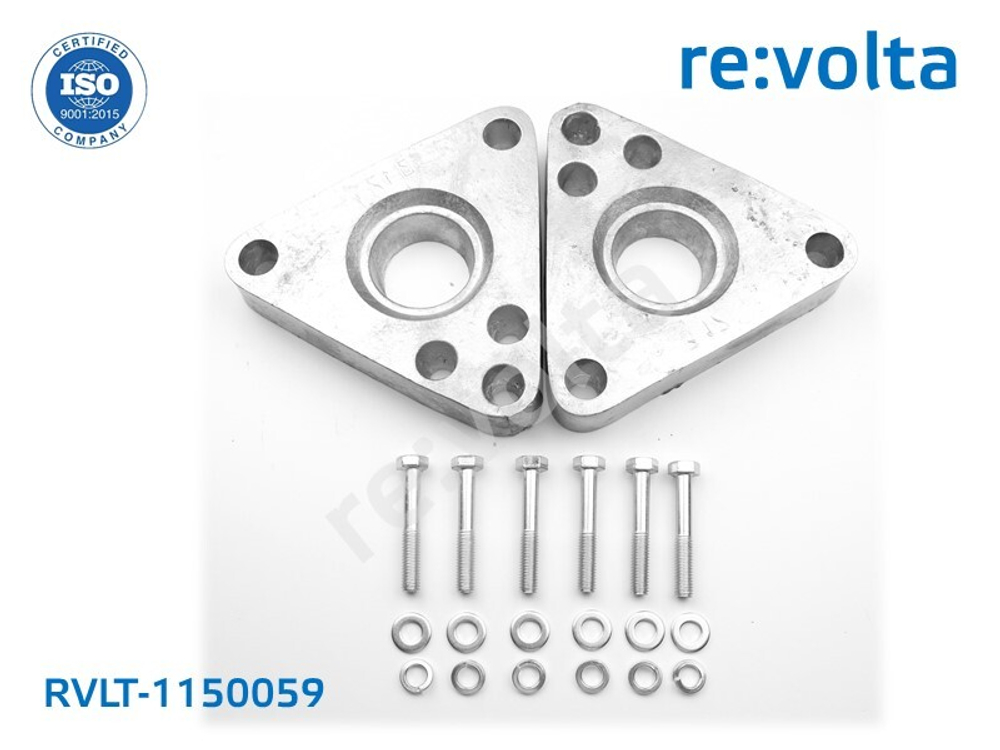 Проставки увеличения клиренса передние 25 мм Nissan QASHQAI J11, X-TRAIL T32 / RVLT-1150059