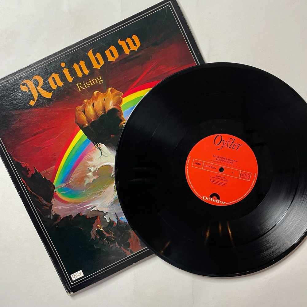 Винтажная виниловая пластинка LP Blackmore Rainbow Rising (Japan 1976) (No Obi) Tarot Woman