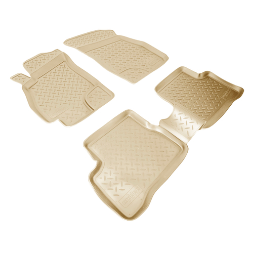 Ковры в салон Norplast/Unidec для Hyundai Accent в кузове LC (2000-)Полиуретан,Бежевый, арт.NPL-Po-31-03-B