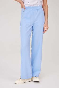 Брюки свободные медицинские женские Йошо, скайблю Old