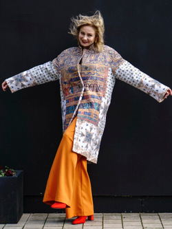 Пальто "Ирландская легенда 2", по мотивам Келлской книги