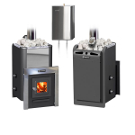 Дровяная печь для бани 12-С Элит