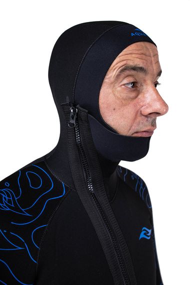 Гидрокостюм AquaTeam Дайвинг 7 мм Черно-синий