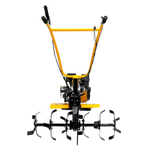 Мотоблок DPT-170SB, 7 л.с., ремен.сцеп, фрез 3х4, ШОМ, без колес, передачи 2В/1Н Denzel