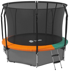 Батут scholle space twin green/orange 14ft (4.27м)