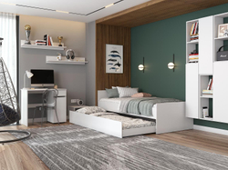 Детская Токио 1 / Белый текстурный