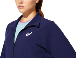 Женская Кофта теннисная Asics Match W Woven Jacket - peacoat
