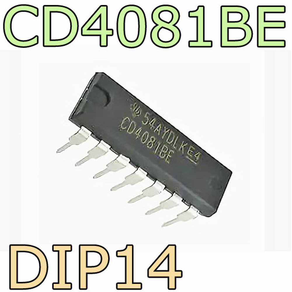 Микросхема CD4081BE DIP-14
