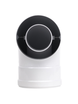 Отвод коаксиальный Royal Thermo 60/100, 90 гр. M/F для конденсационных котлов