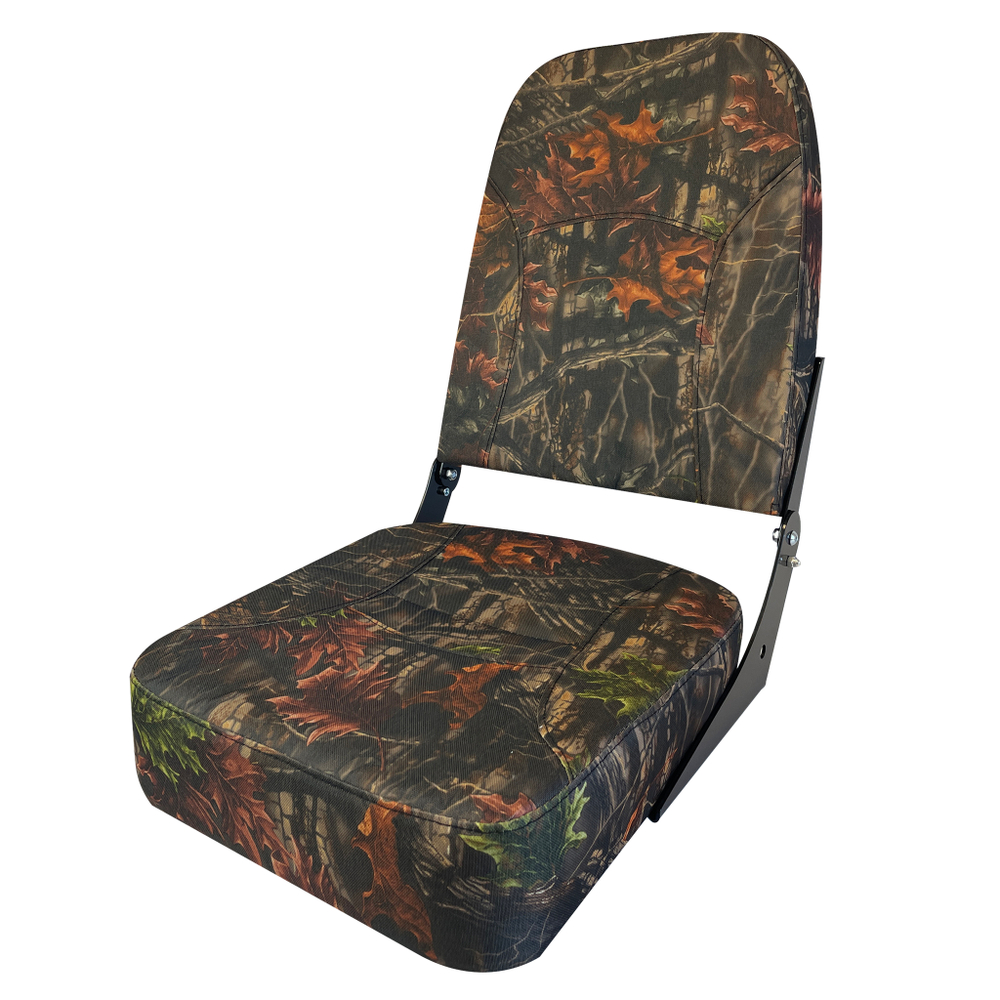 Сиденье на лодку, катер, без крепления, 430х380х200 мм (черный, белый)