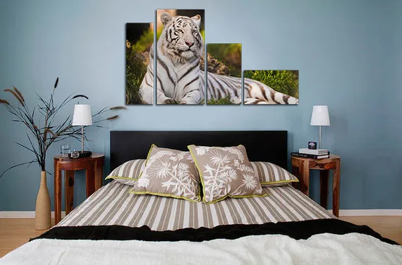 Модульная картина "Амурский тигр"