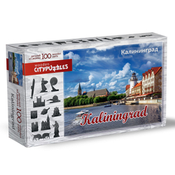 Фигурный деревянный пазл Калининград Citypuzzles, 100эл