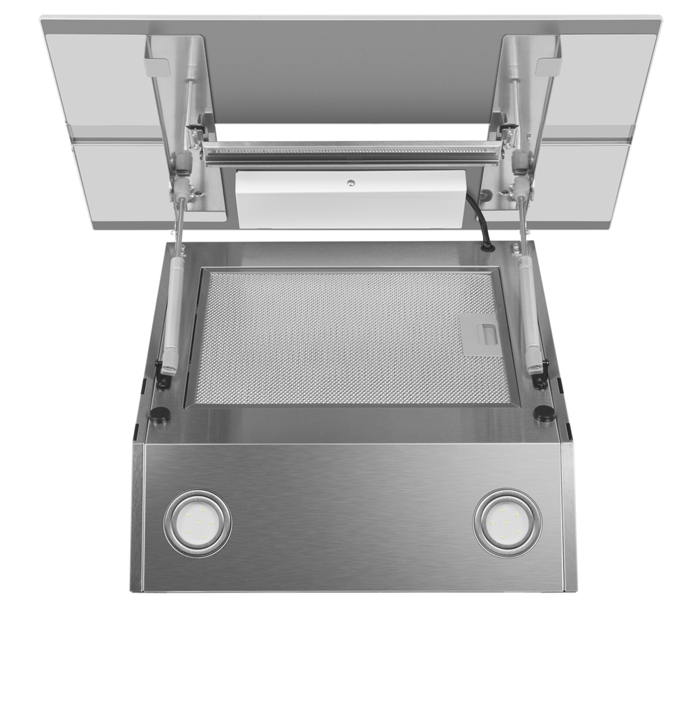 Кухонная вытяжка MAUNFELD Mersey 50 белый\вставка сатин