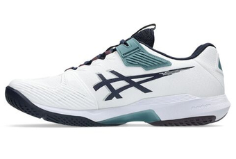 Мужские кроссовки теннисные Asics Solution Speed FF 4 - white/midnight