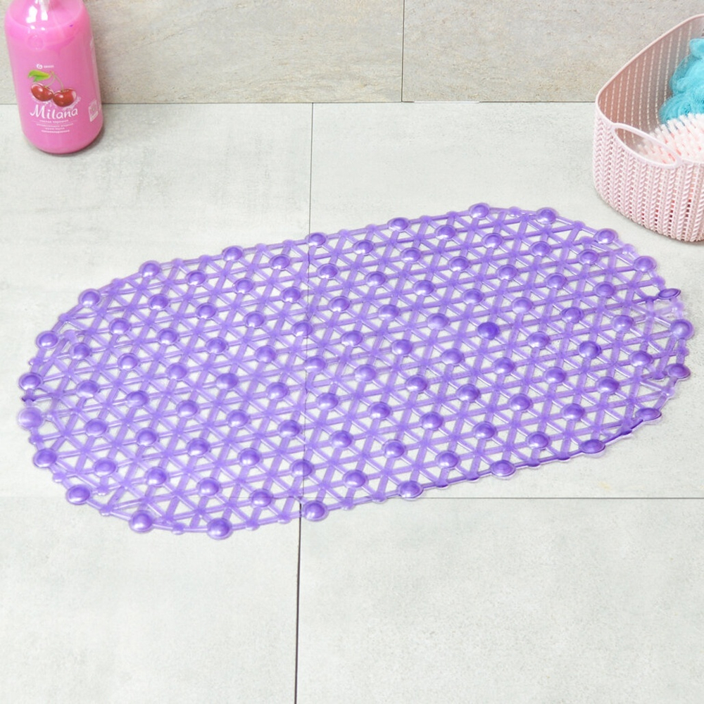 Коврик для ванной SPA Паутинка 37*66см (сиреневый)