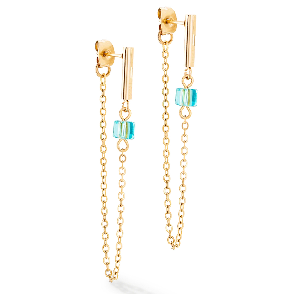 Серьги Coeur de Lion Multicolour Gold 5076/21-1516