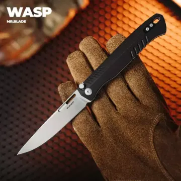 Нож складной Wasp (D2 SW, G10 Black)