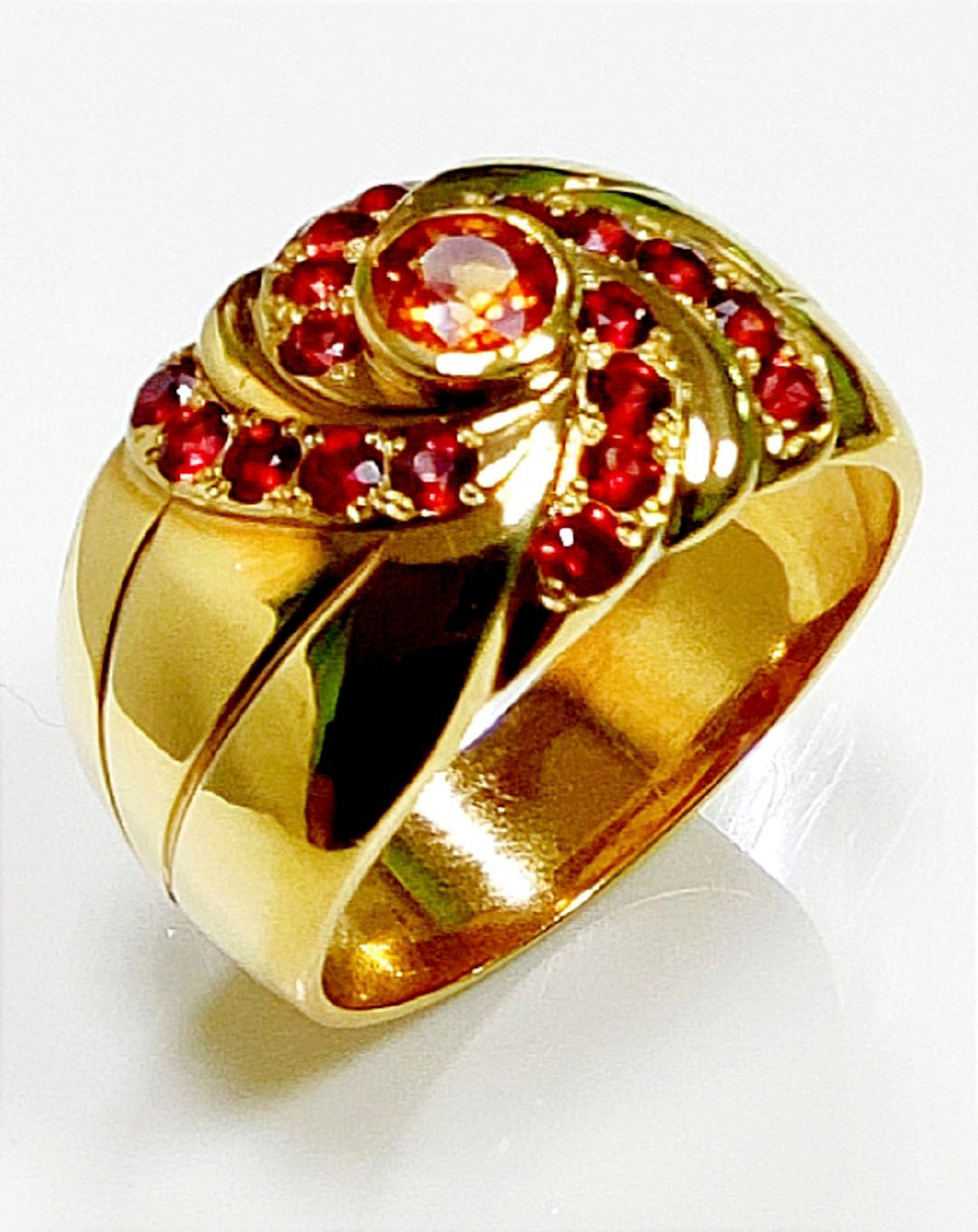 Кольцо Эстерелла золото 750, сапфир