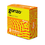 Презервативы GANZO NEW JUICE No3 Ароматизированные, 3 шт. (Цвет: Прозрачные)