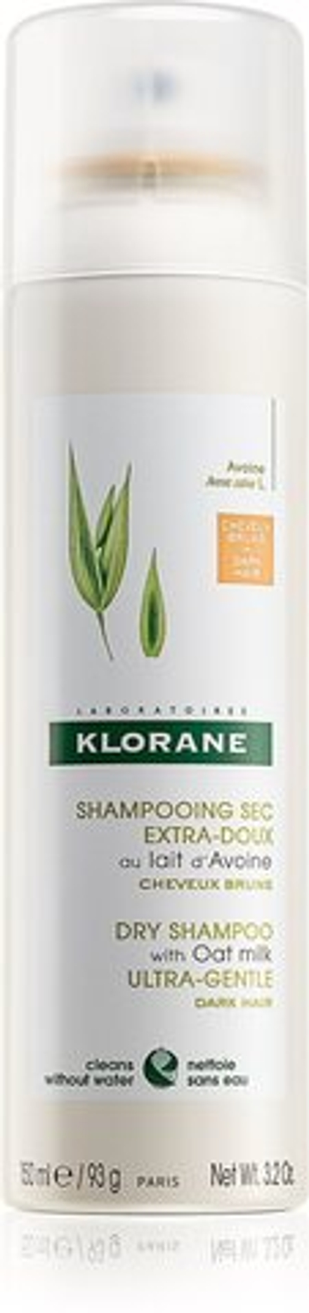 Klorane Avoine - мягкий сухой шампунь для темных волос /   150  ml  / GTIN 3282770200850