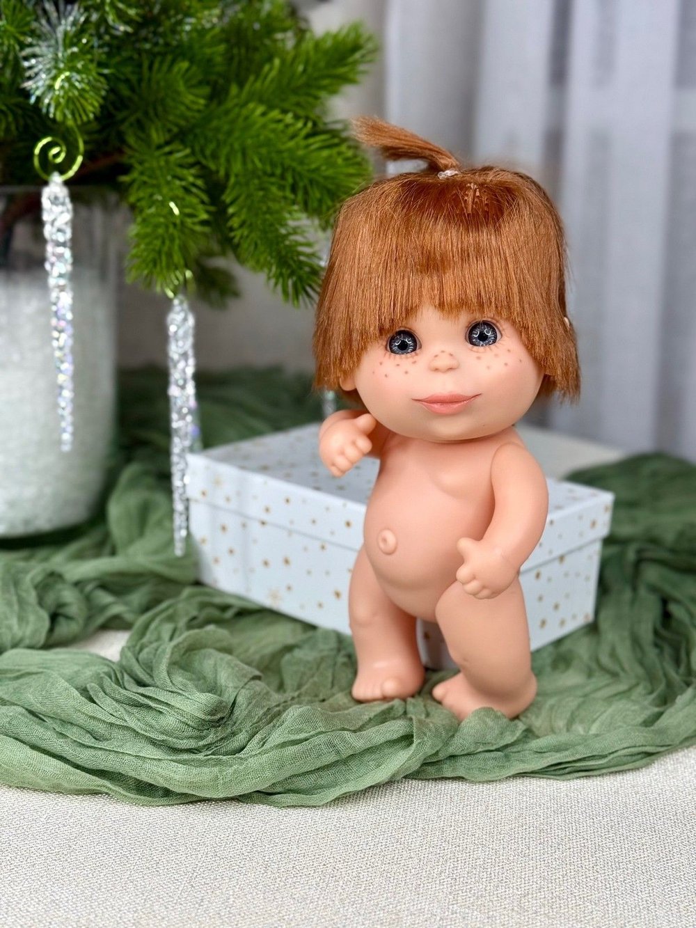 Пупс BERJUAN виниловый 20см Pecosetes (124A4)