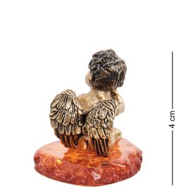 Народные промыслы AM-1757 Фигурка «Ангел» (латунь, янтарь)