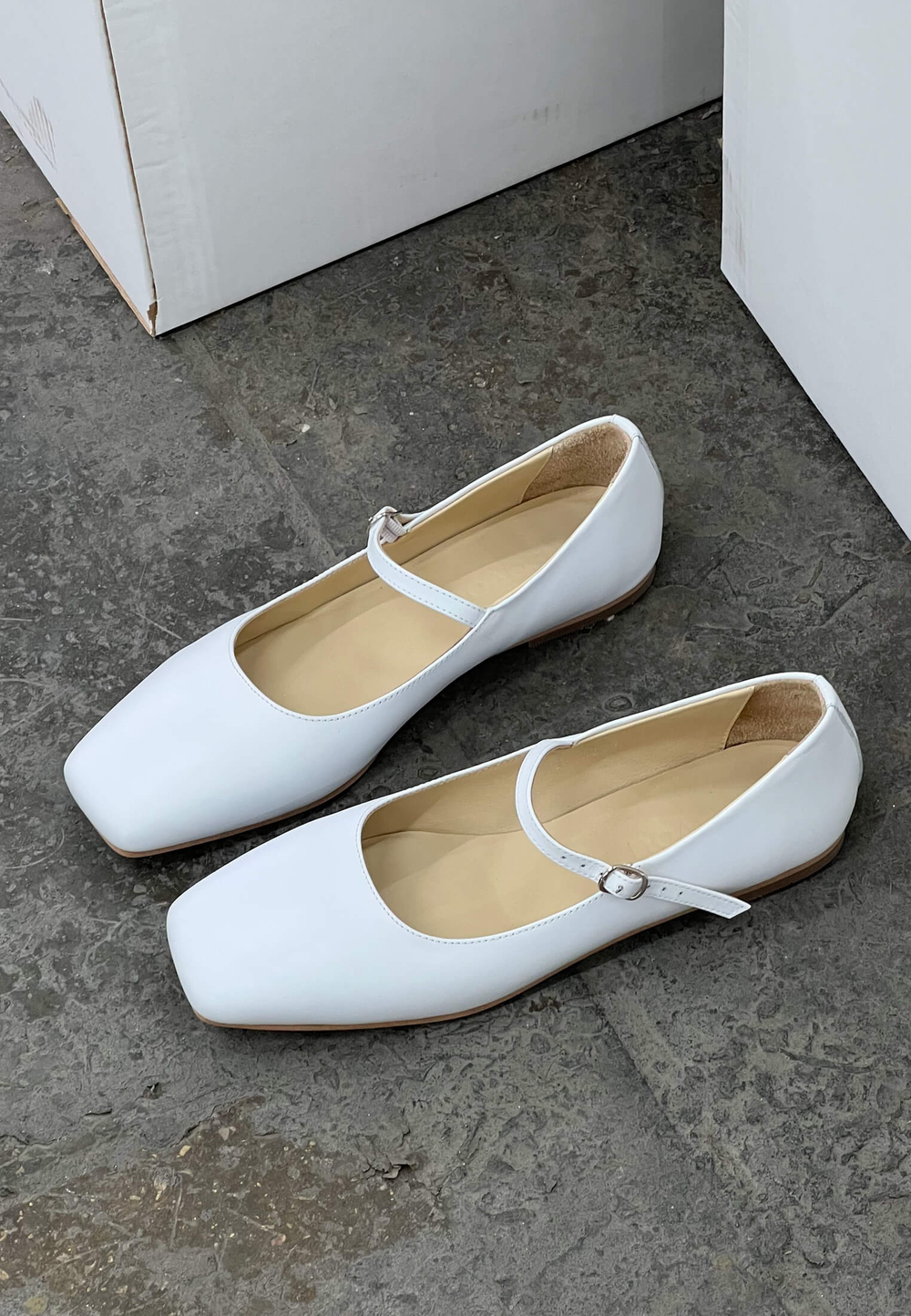 Туфли // Mary Jane // White