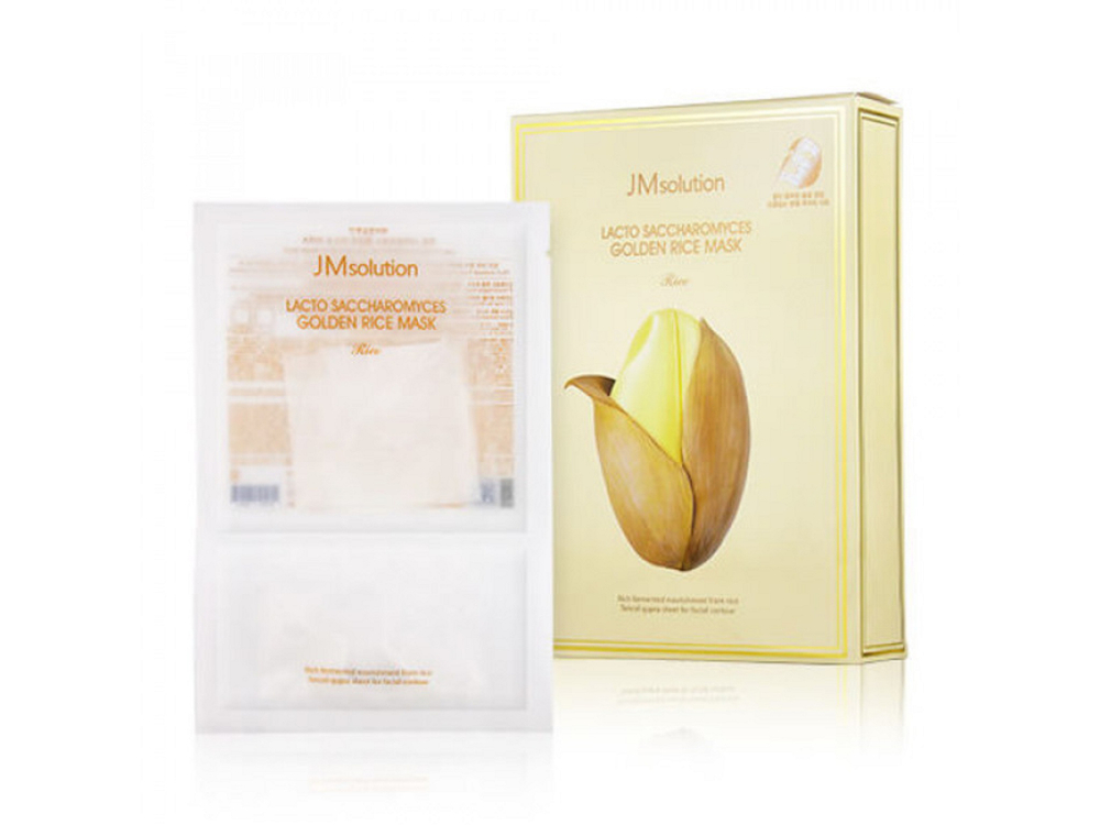 JMsolution Lacto Saccharomyces Golden Rice Мask маска для выравнивания тона с лактобактериями
