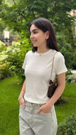 Футболка в рубчик