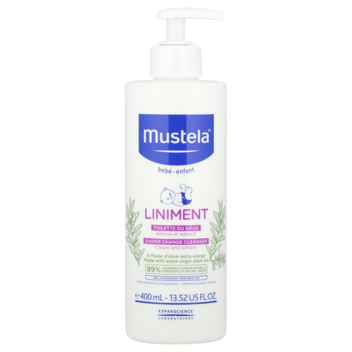 Mustela, Baby, Liniment, очищающее средство для смены подгузников, 400 мл (13,52 жидк. Унции)