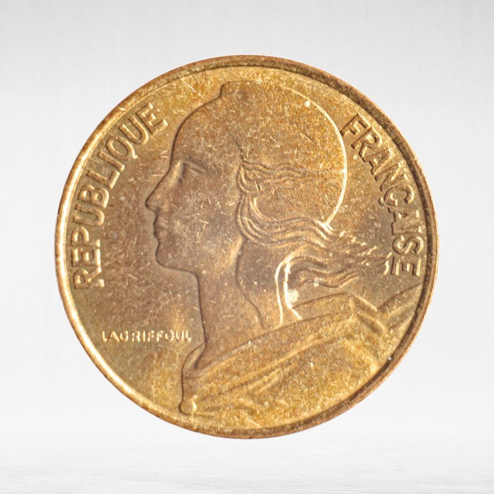 France, 10 Centimes 1990, VF